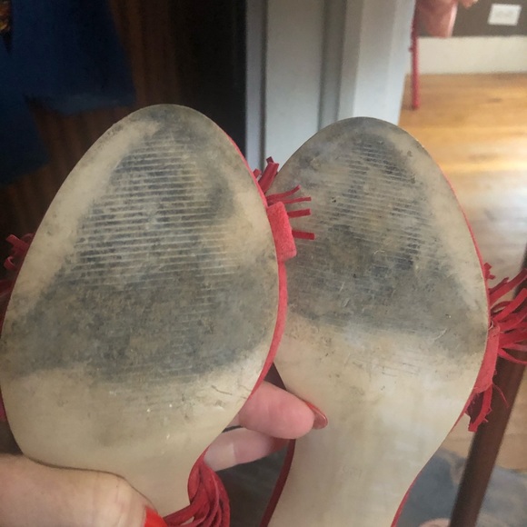 Steve Madden heel. Sz 6. Suede. - Picture 5 of 5